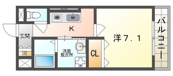 メイプルハウスの物件間取画像